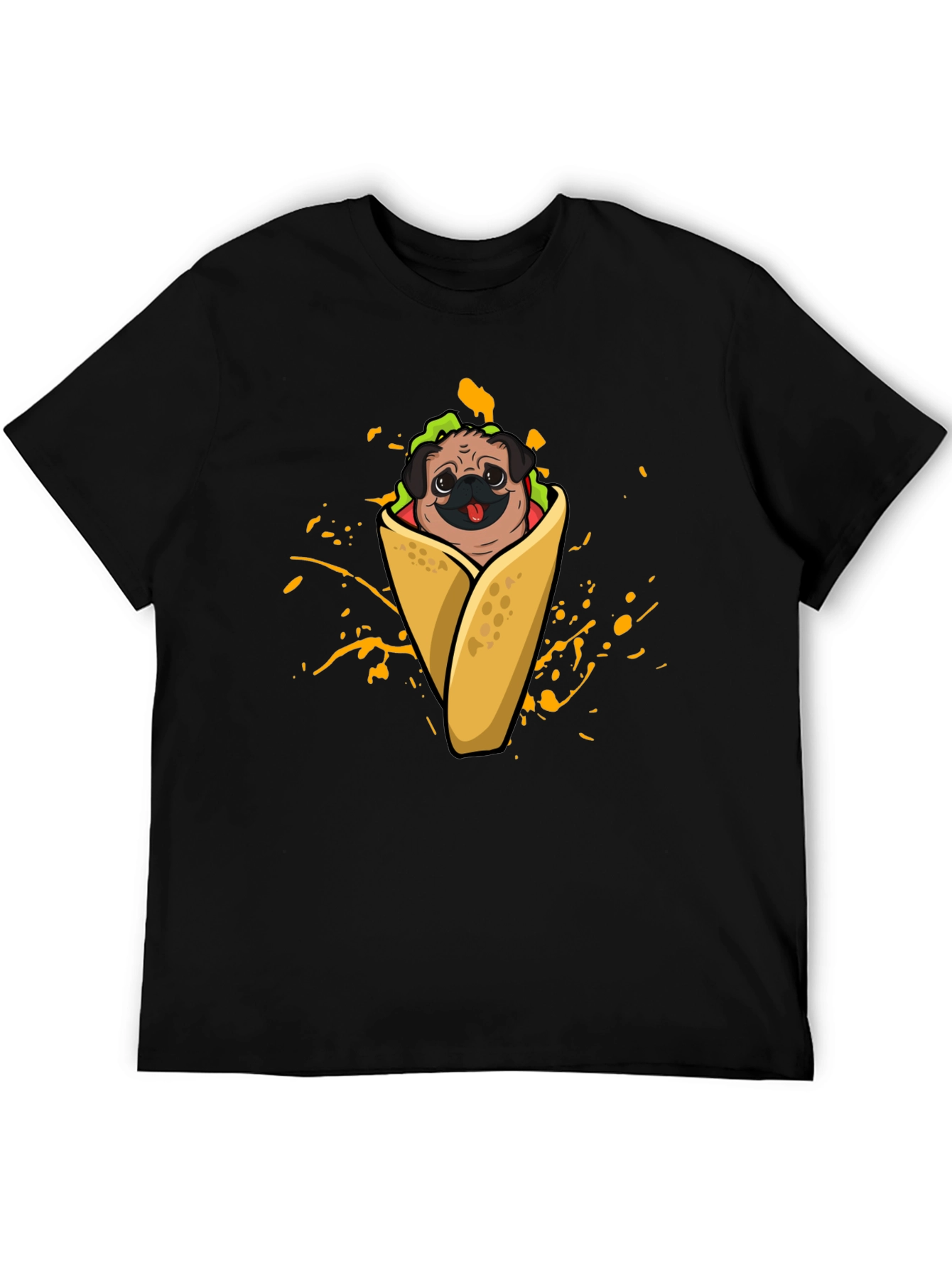 Pug Taco Graphic T-Shirt