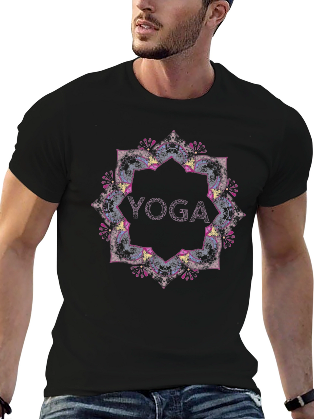 Yoga Mandala Graphic Tee