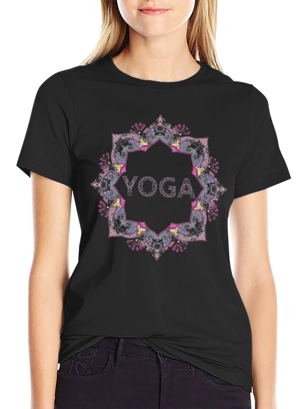 Yoga Mandala Graphic Tee