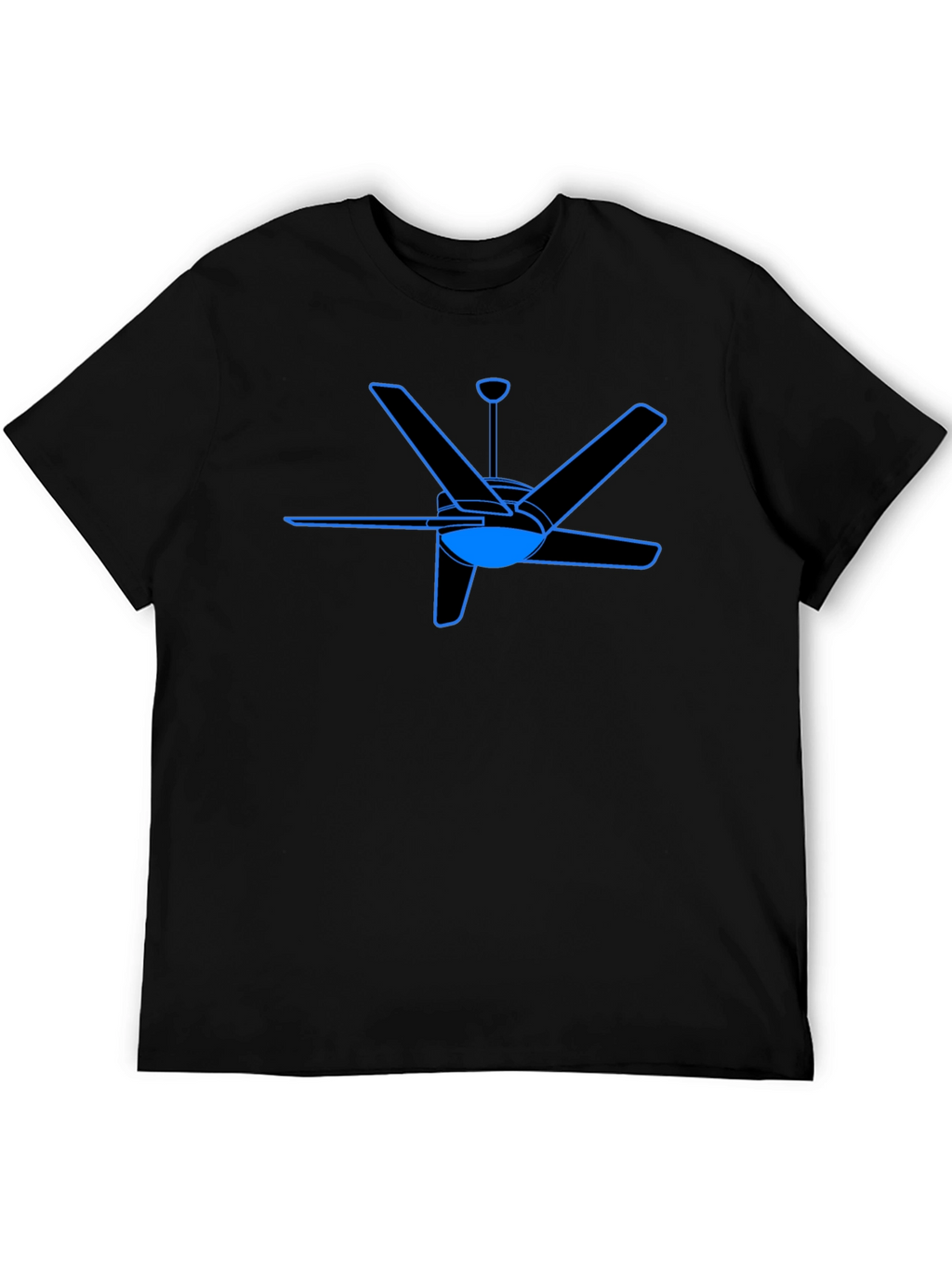 Ceiling Fan Graphic Tee - Stylish Comfort