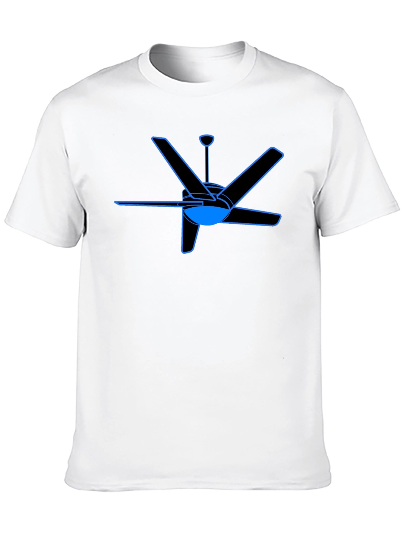 Ceiling Fan Graphic Tee - Stylish Comfort