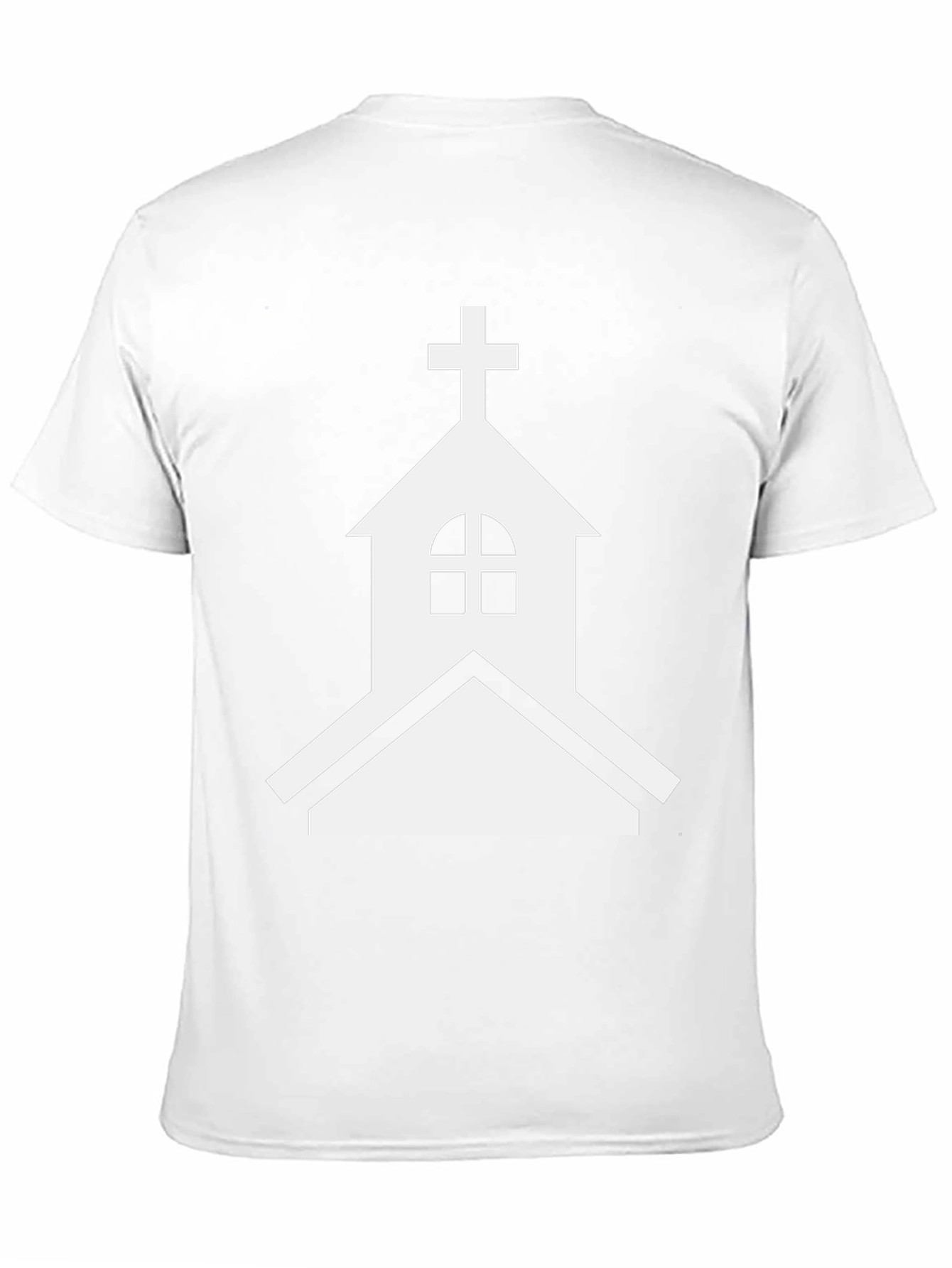 Church Graphic Tee - Black Cotton Blend