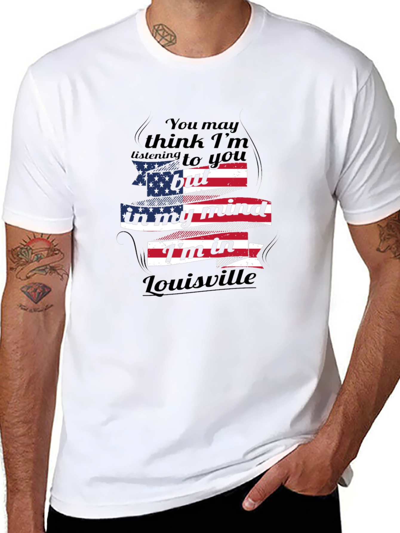 Louisville Mind USA Flag T-Shirt