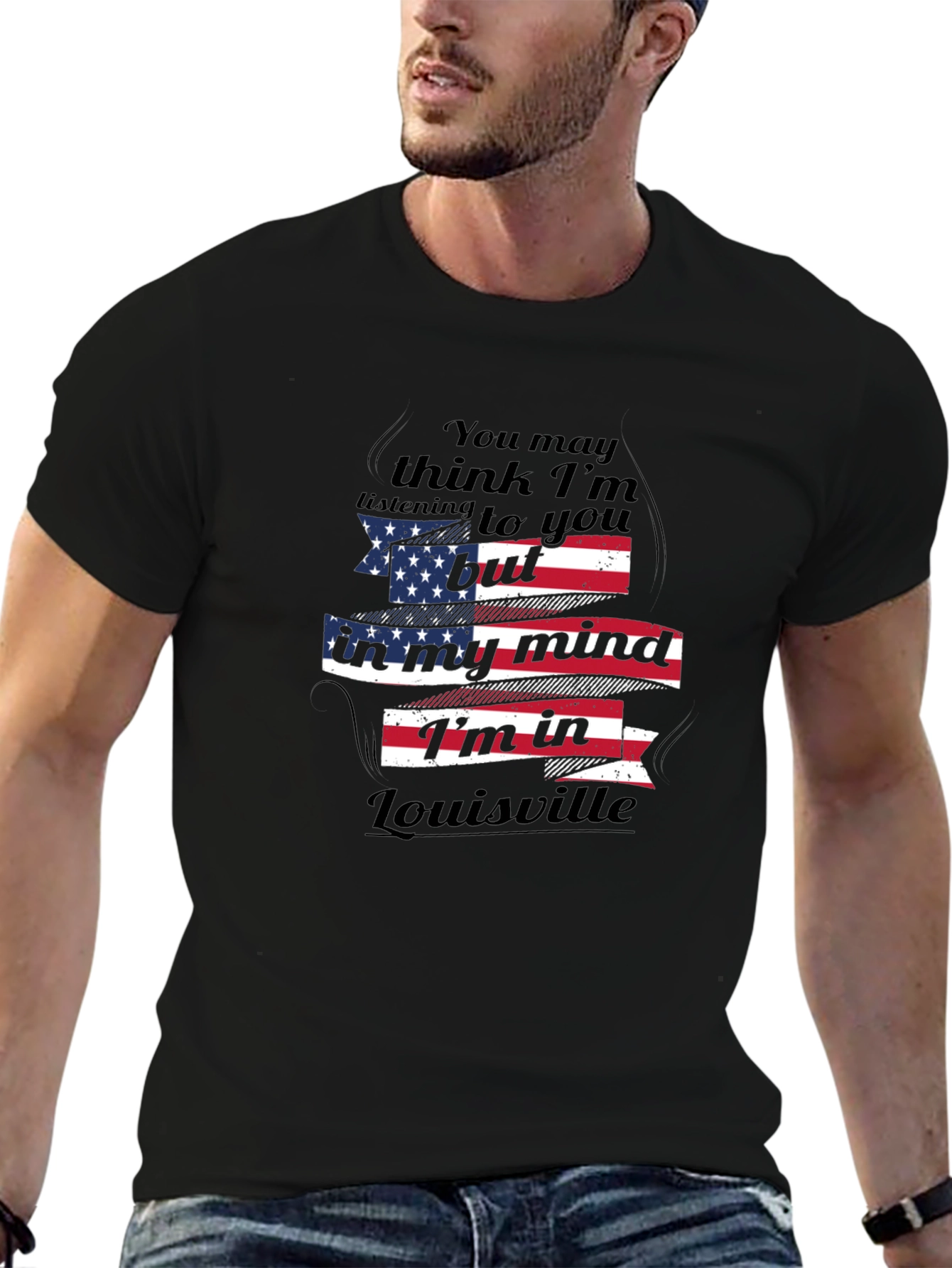 Louisville Mind USA Flag T-Shirt