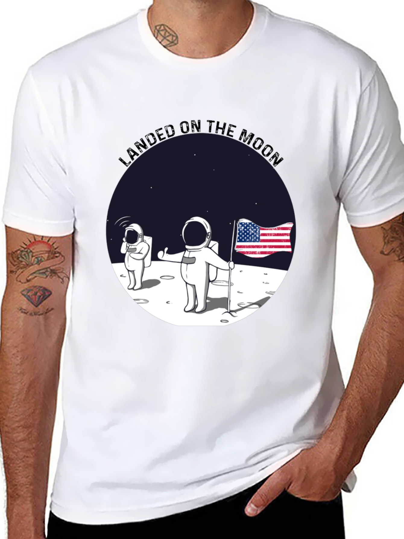 Moon Landing Graphic T-Shirt