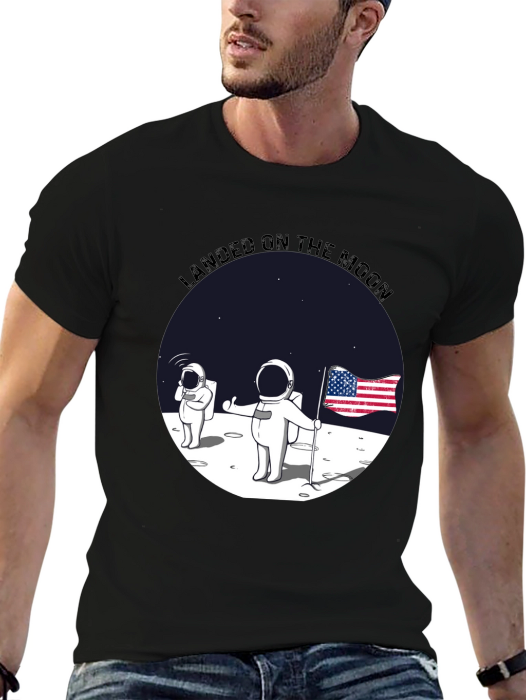 Moon Landing Graphic T-Shirt
