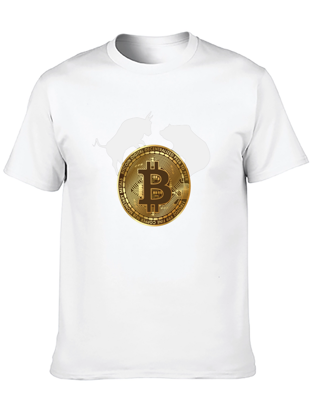 Bitcoin Bull & Bear Crypto T-Shirt