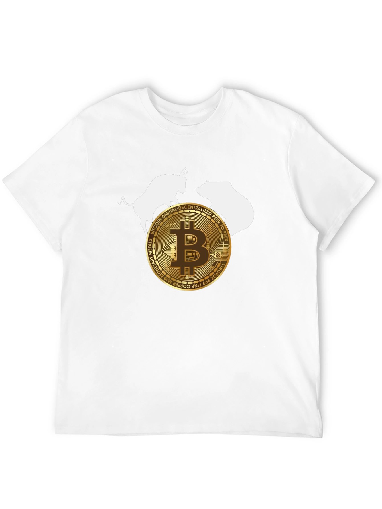 Bitcoin Bull & Bear Crypto T-Shirt