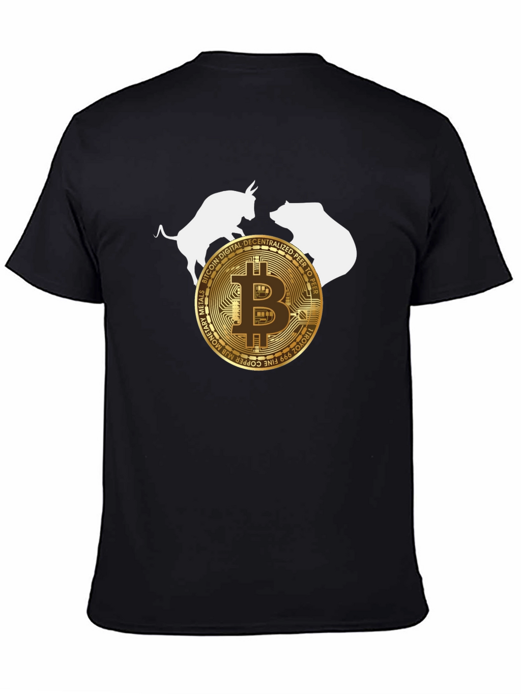 Bitcoin Bull & Bear Crypto T-Shirt