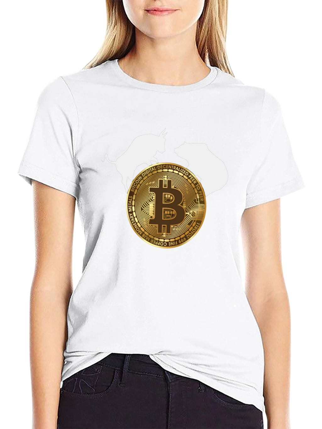 Bitcoin Bull & Bear Crypto T-Shirt