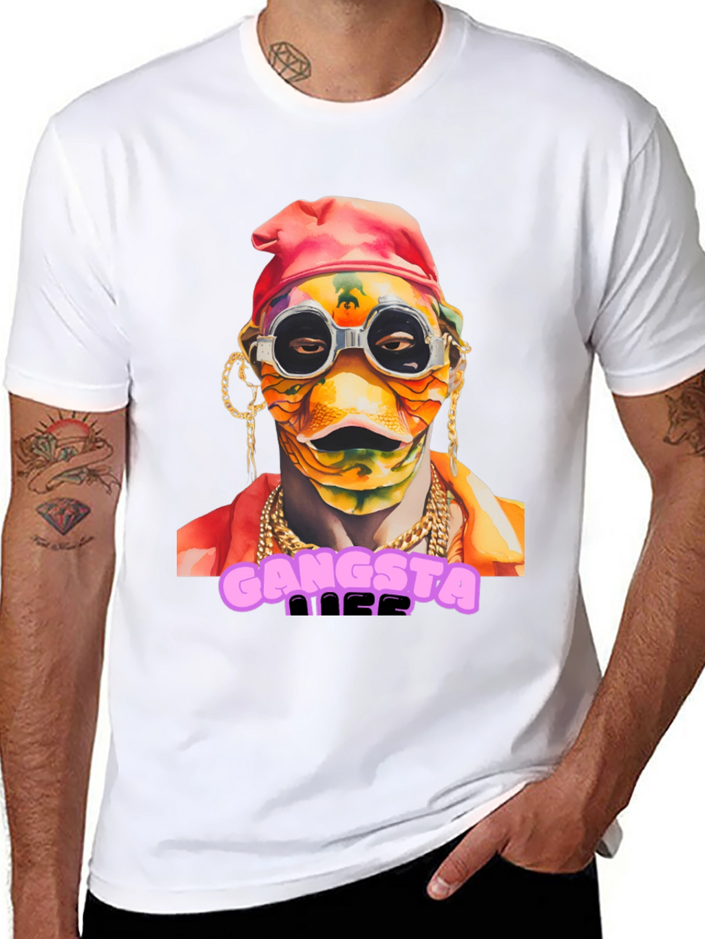 Gangsta Nilla T-Shirt Funky Design