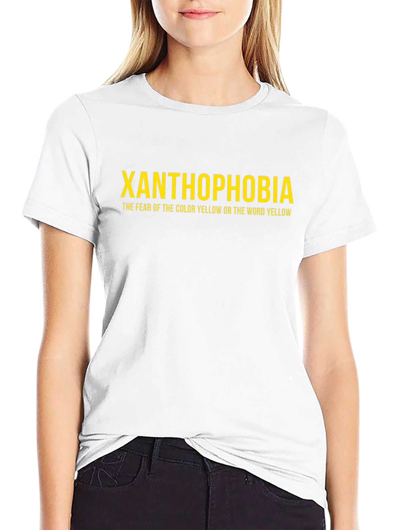 Xanthophobia T-Shirt - Fear of Yellow Tee