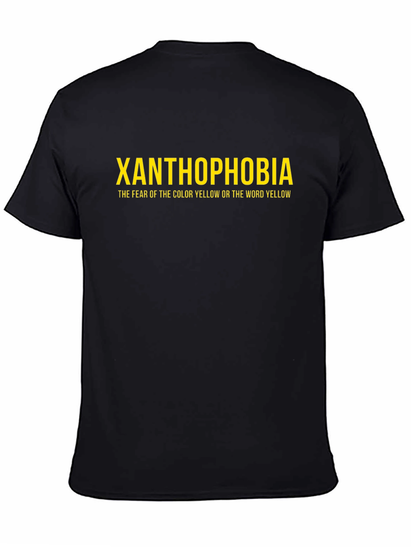Xanthophobia T-Shirt - Fear of Yellow Tee