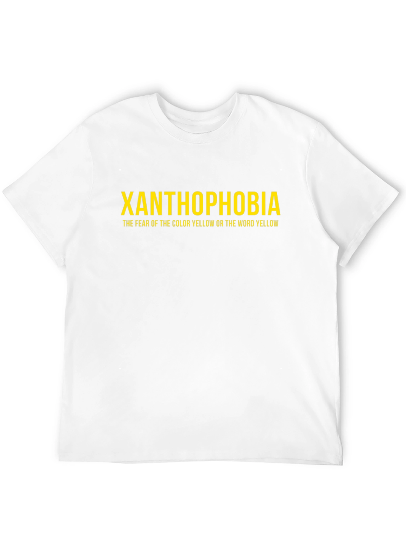 Xanthophobia T-Shirt - Fear of Yellow Tee