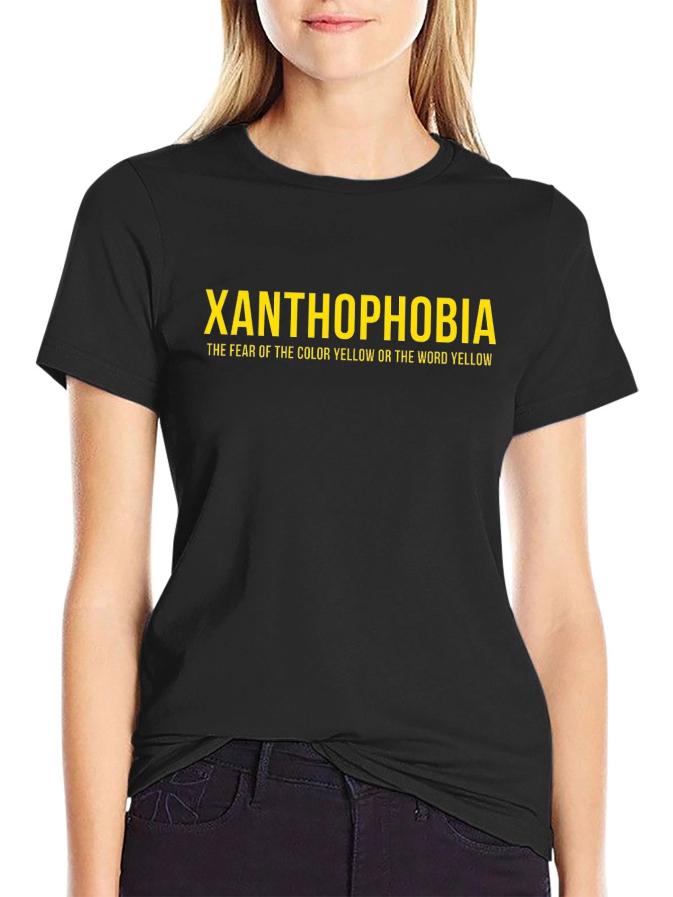 Xanthophobia T-Shirt - Fear of Yellow Tee