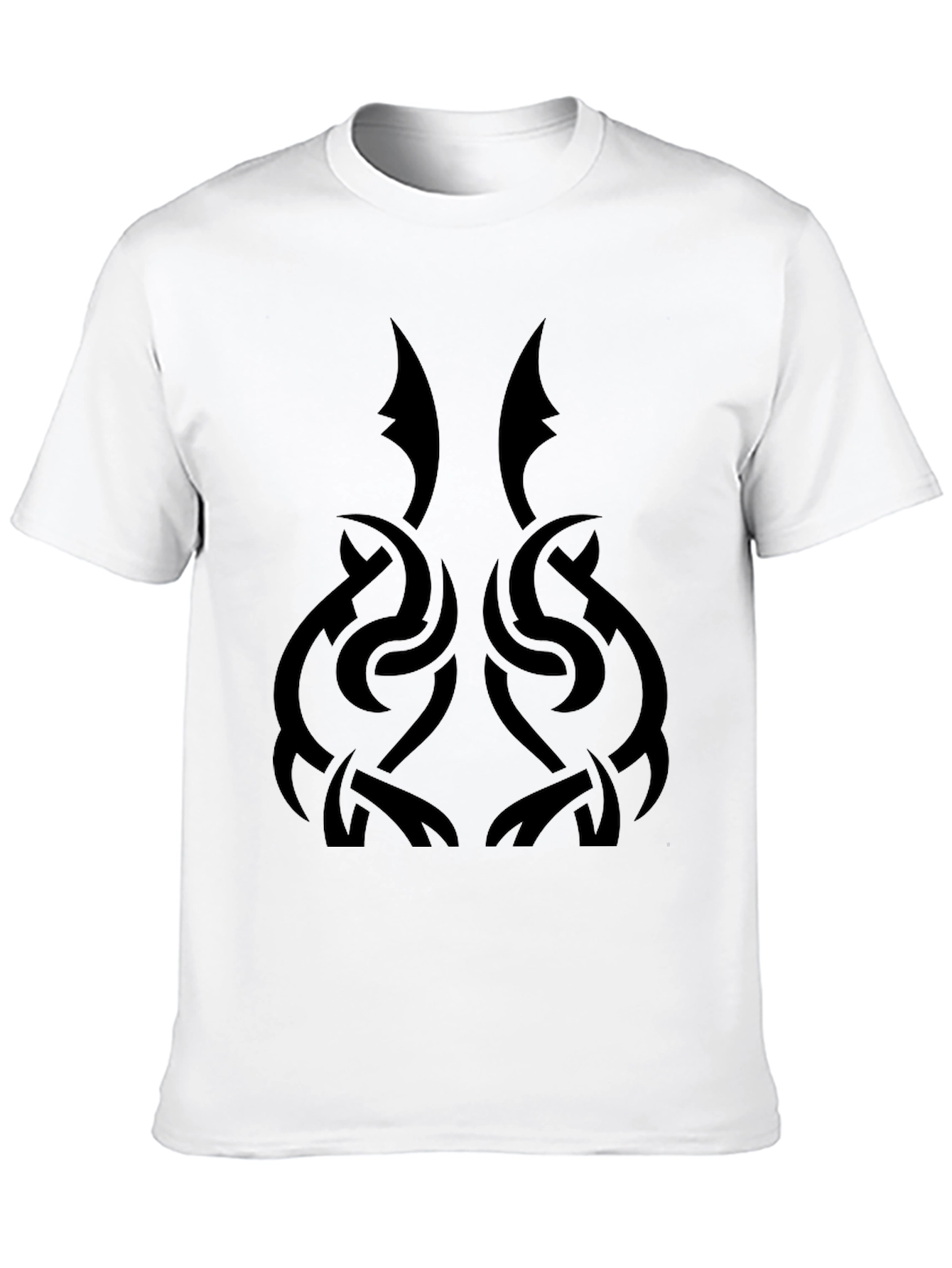 Tribal Knot Graphic Black T-Shirt