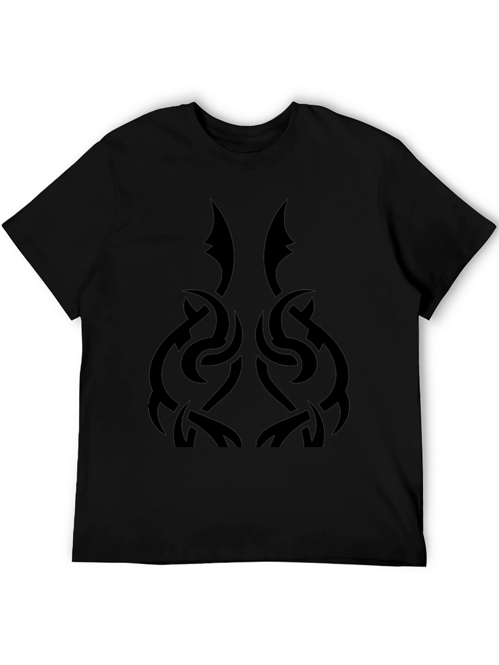 Tribal Knot Graphic Black T-Shirt