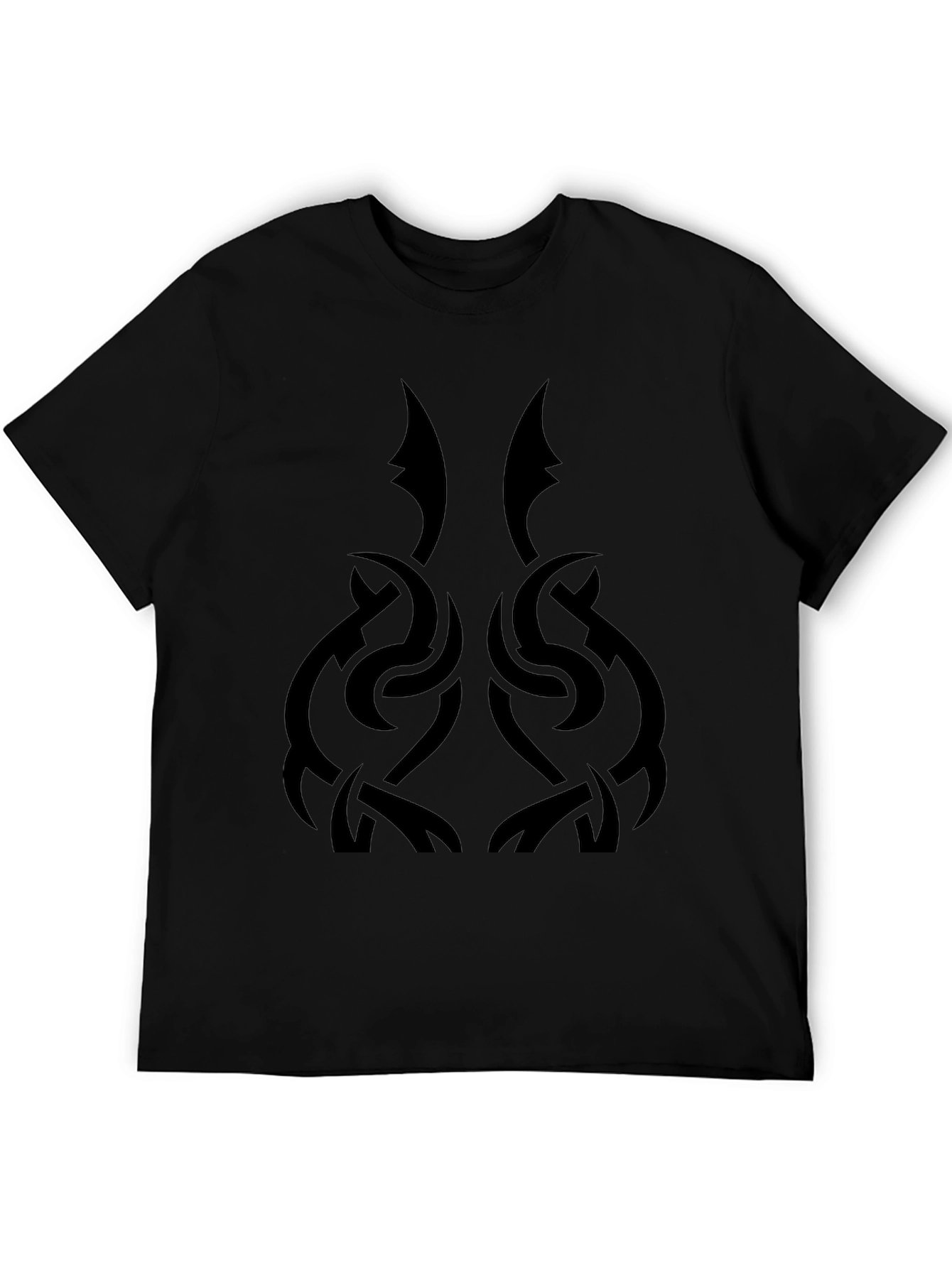 Tribal Knot Graphic Black T-Shirt