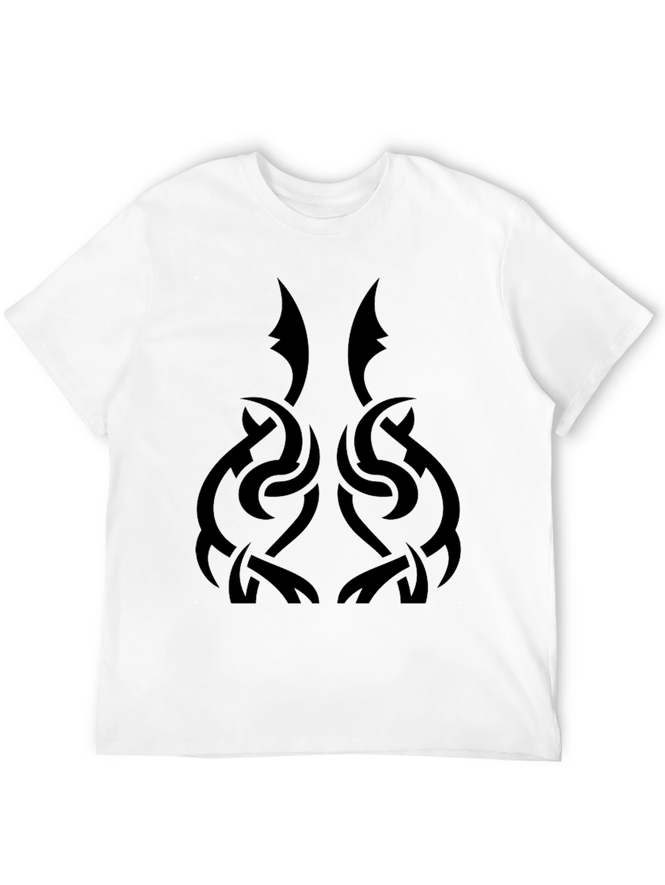 Tribal Knot Graphic Black T-Shirt
