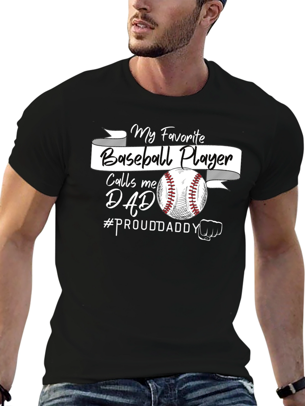 My Favorite Baseball Player Calls Me Dad T-Shirt