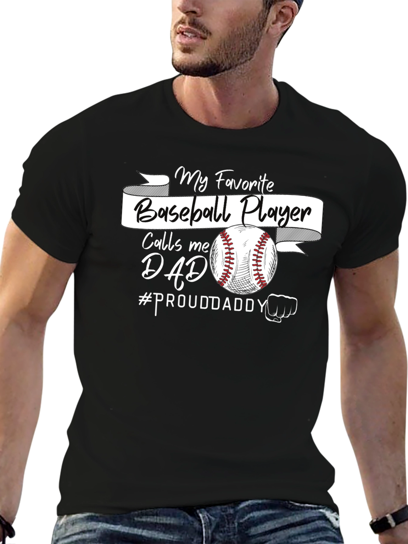 My Favorite Baseball Player Calls Me Dad T-Shirt