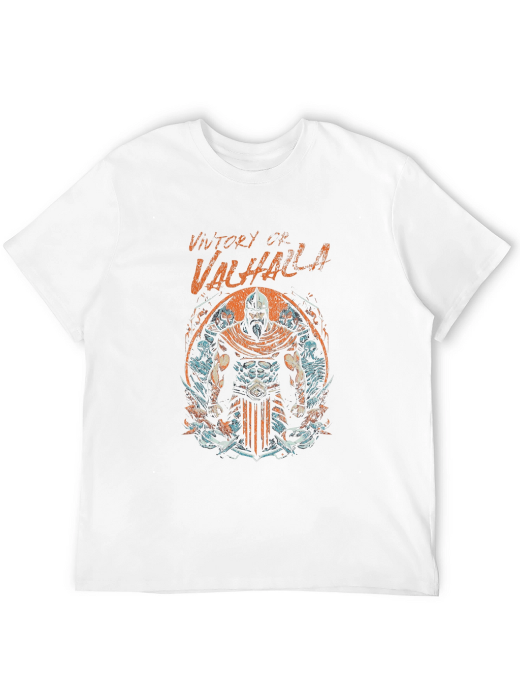 Victory of Valhalla Graphic Tee - Black