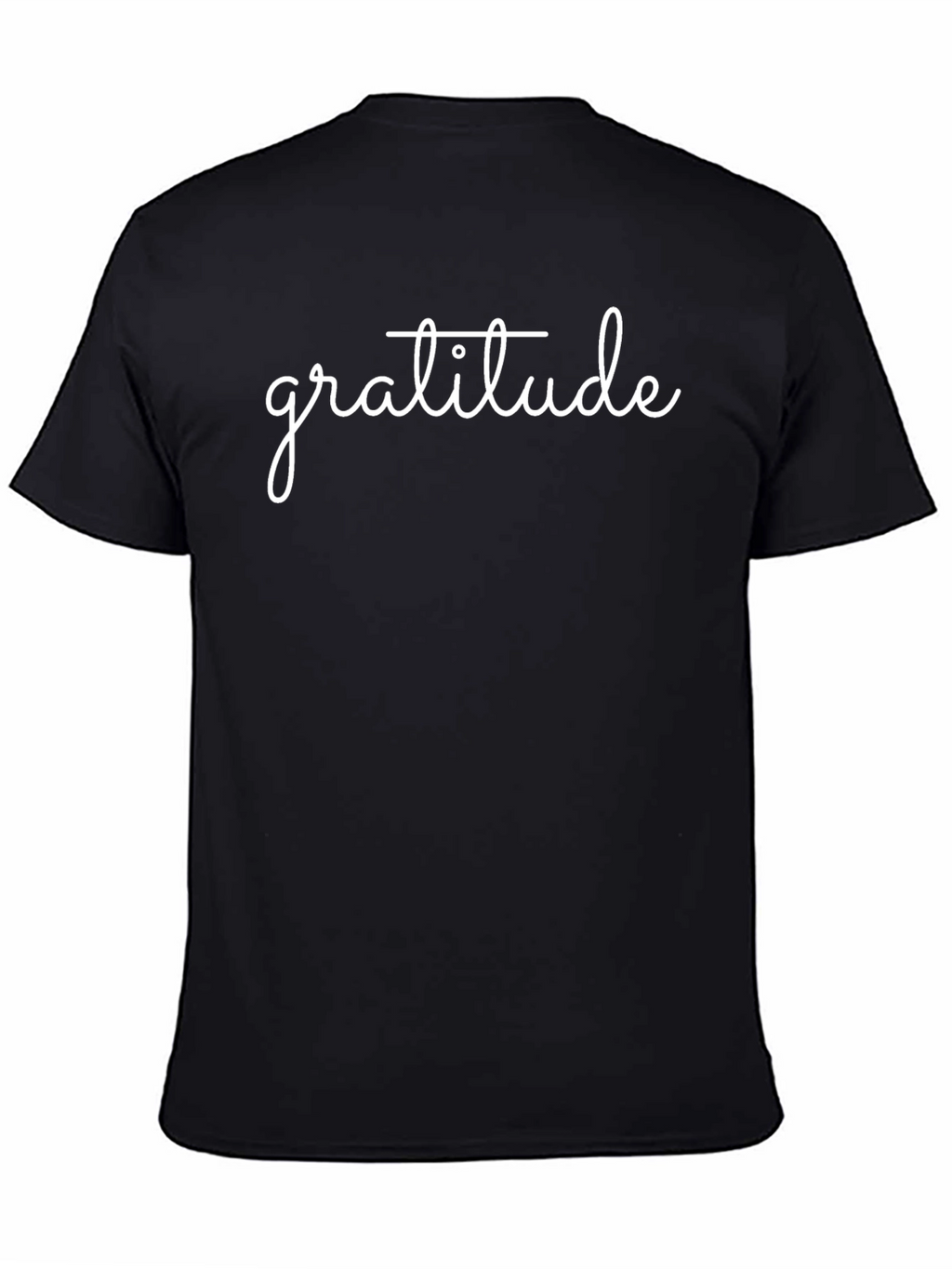 Gratitude Tee - Stylish and Comfortable Black T-Shirt