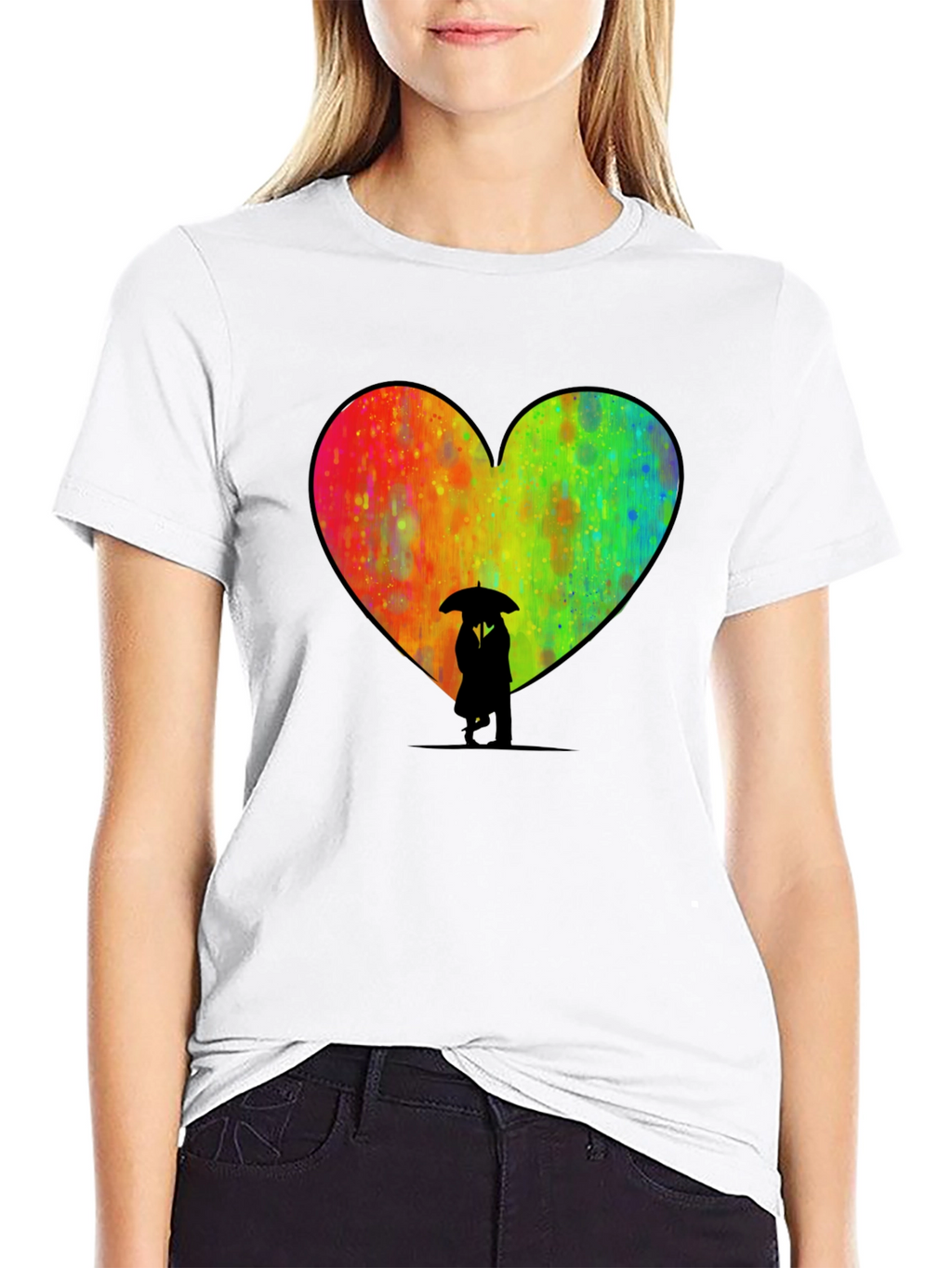 Heart Umbrella Graphic Tee