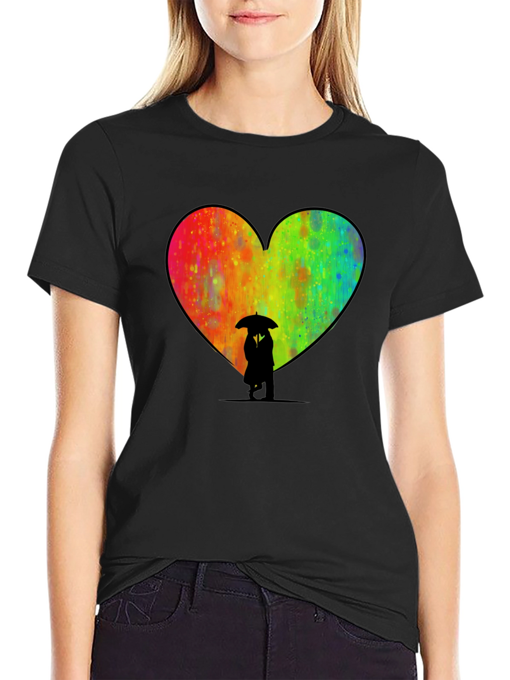 Heart Umbrella Graphic Tee