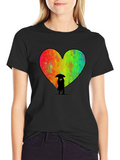 Heart Umbrella Graphic Tee