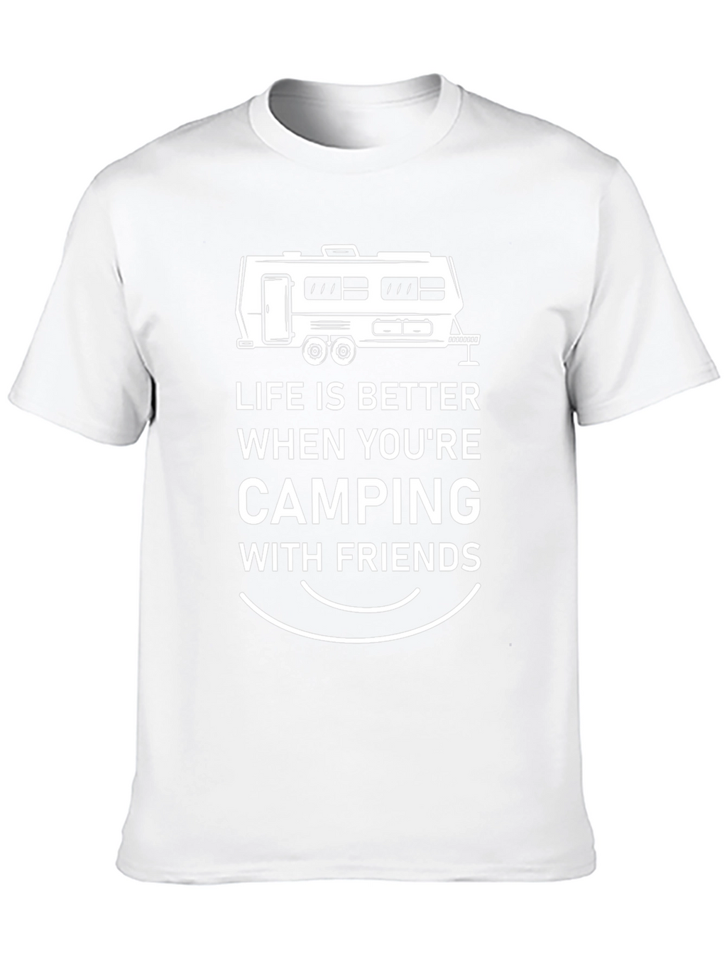 Camping with Friends Graphic Tee