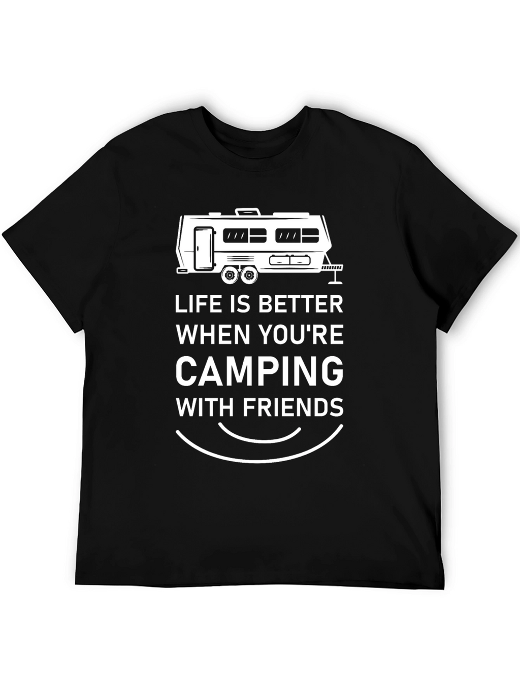Camping with Friends Graphic Tee
