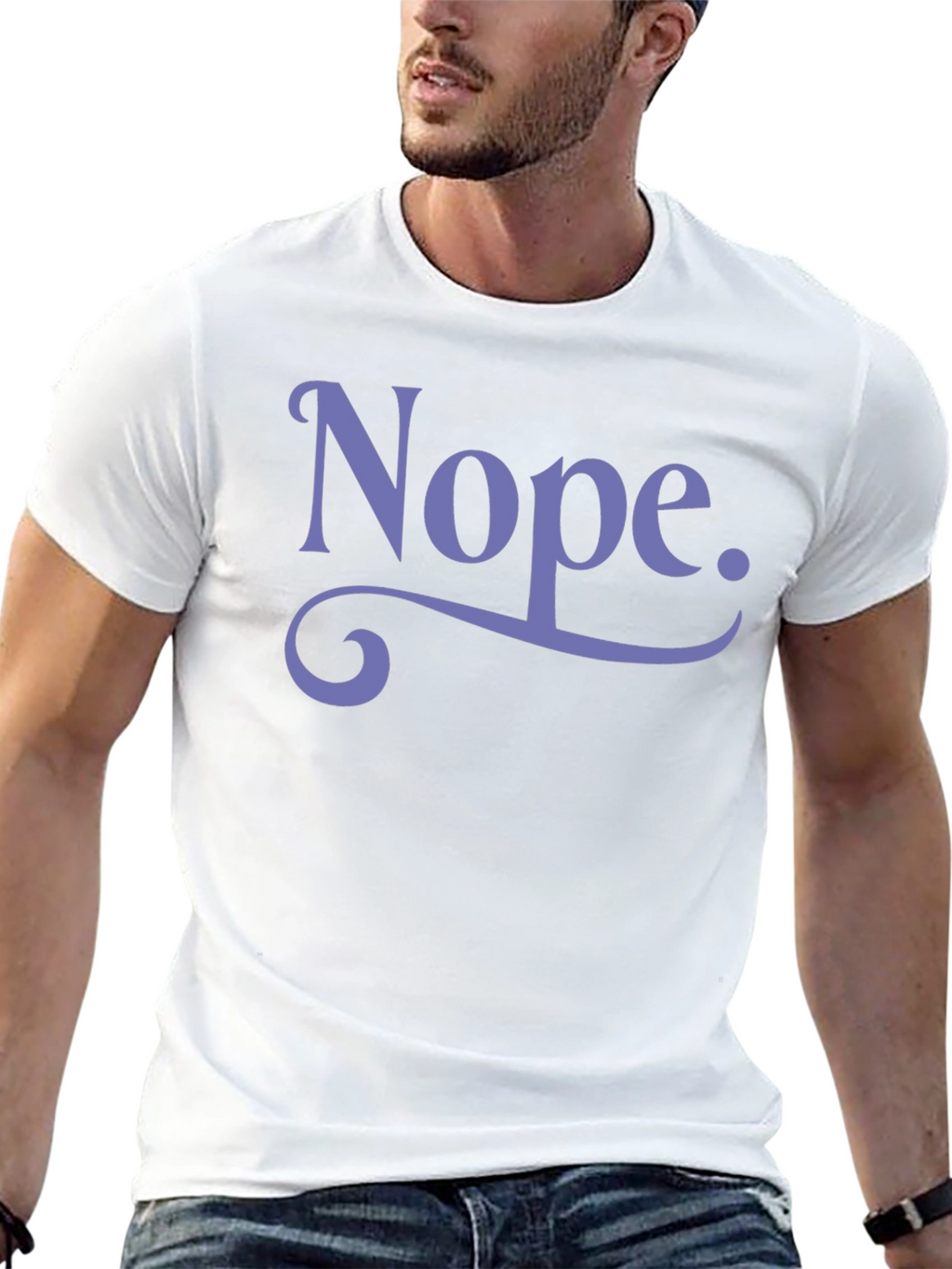 Nope. Graphic Tee - Funny Casual Shirt