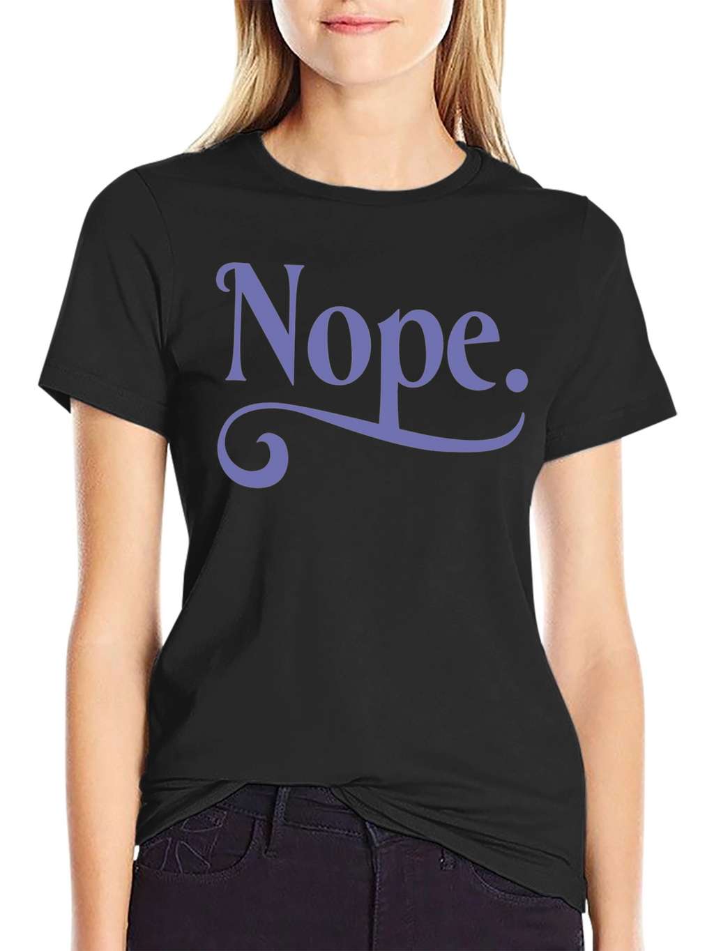 Nope. Graphic Tee - Funny Casual Shirt
