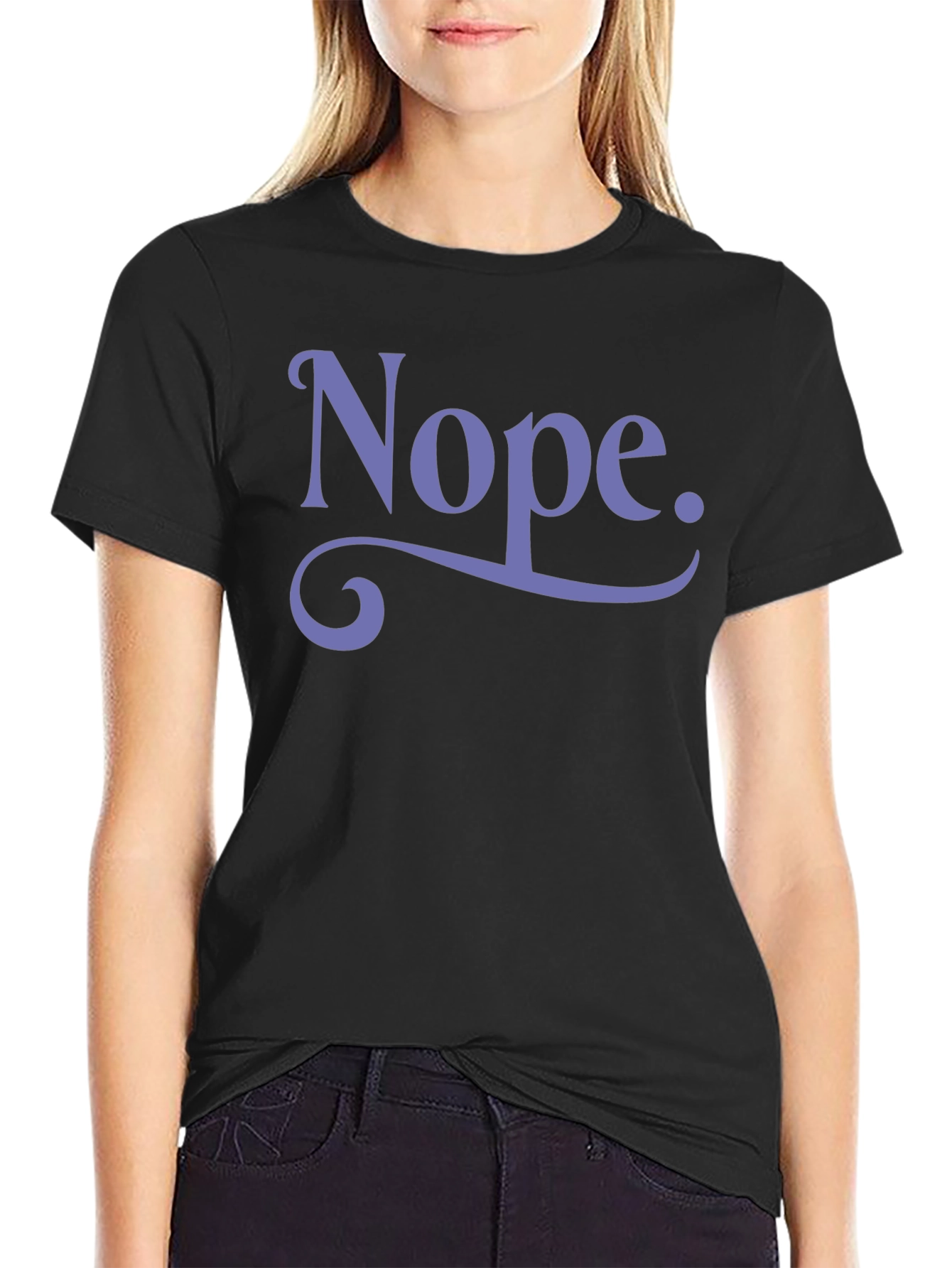 Nope. Graphic Tee - Funny Casual Shirt