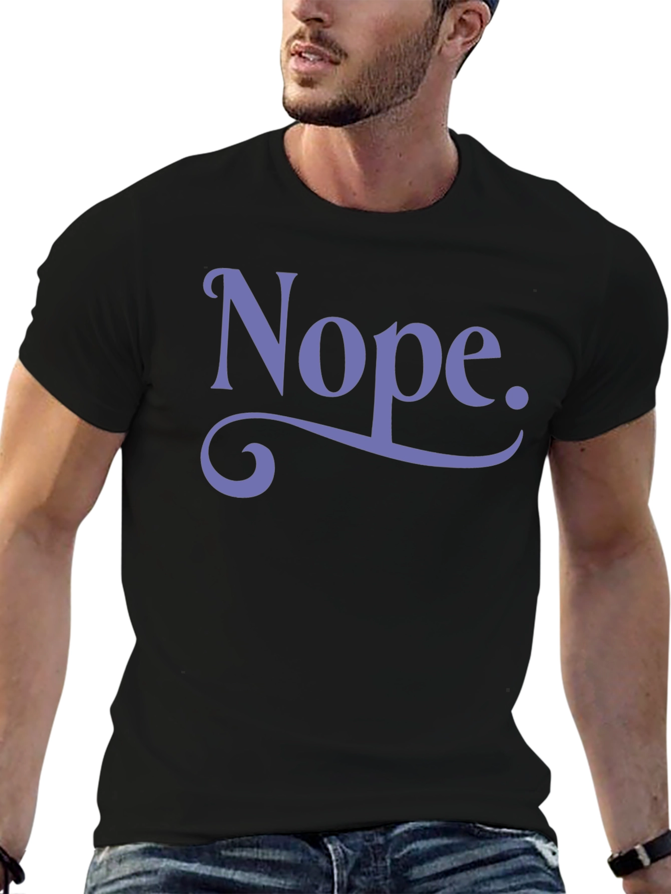 Nope. Graphic Tee - Funny Casual Shirt