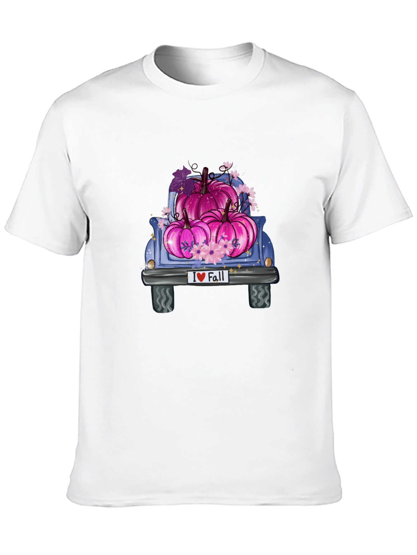 I Love Fall Pumpkin Truck Graphic Tee