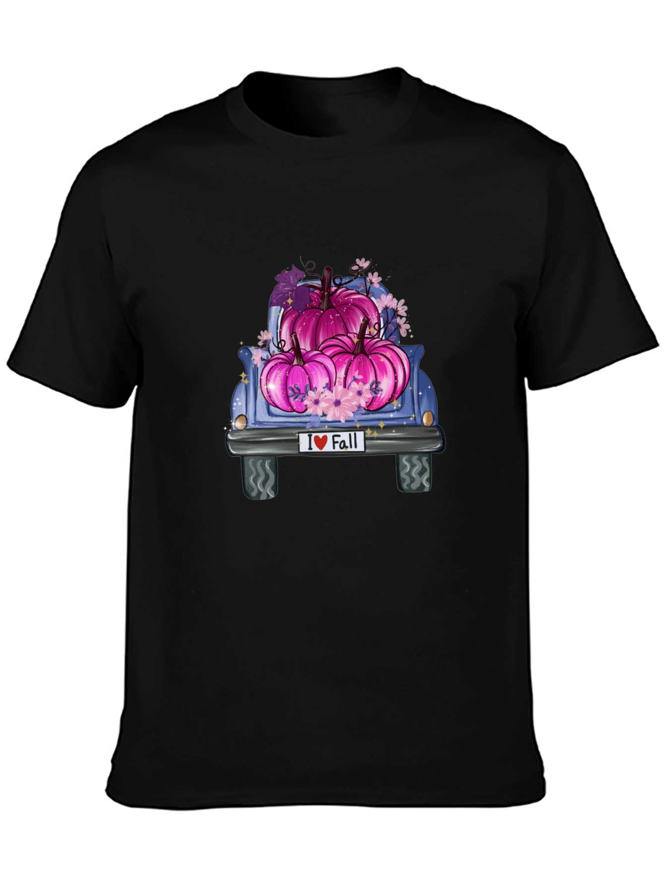 I Love Fall Pumpkin Truck Graphic Tee