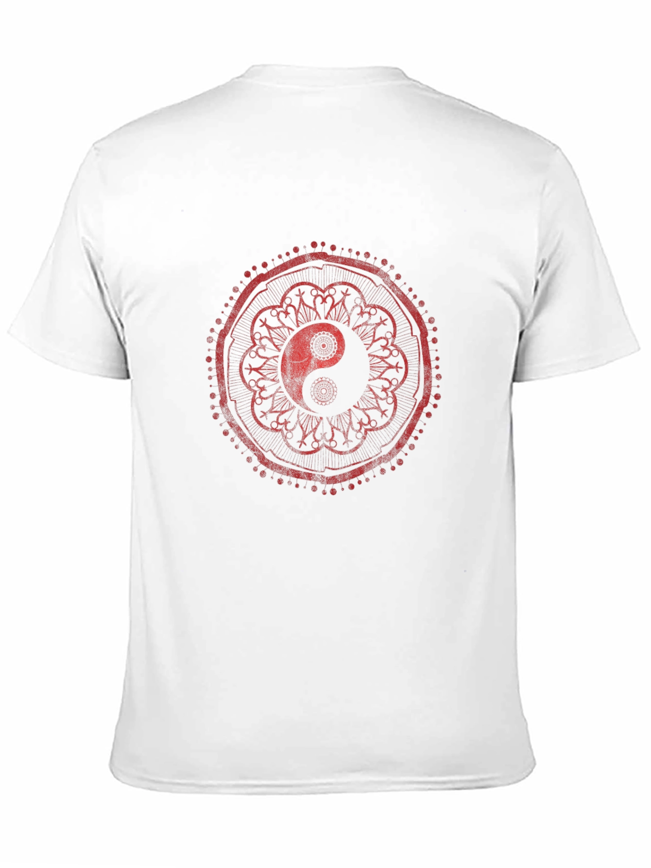 Yin Yang Mandala Graphic Tee - Stylish Comfort
