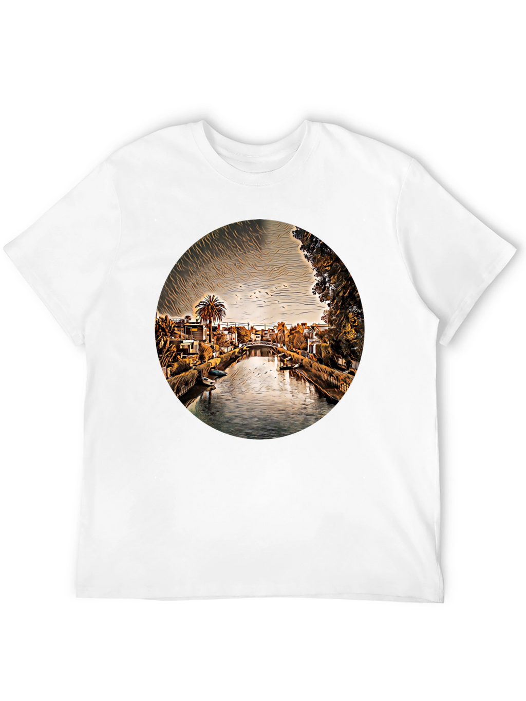Venice Canal T-Shirt - Unique Graphic Tee