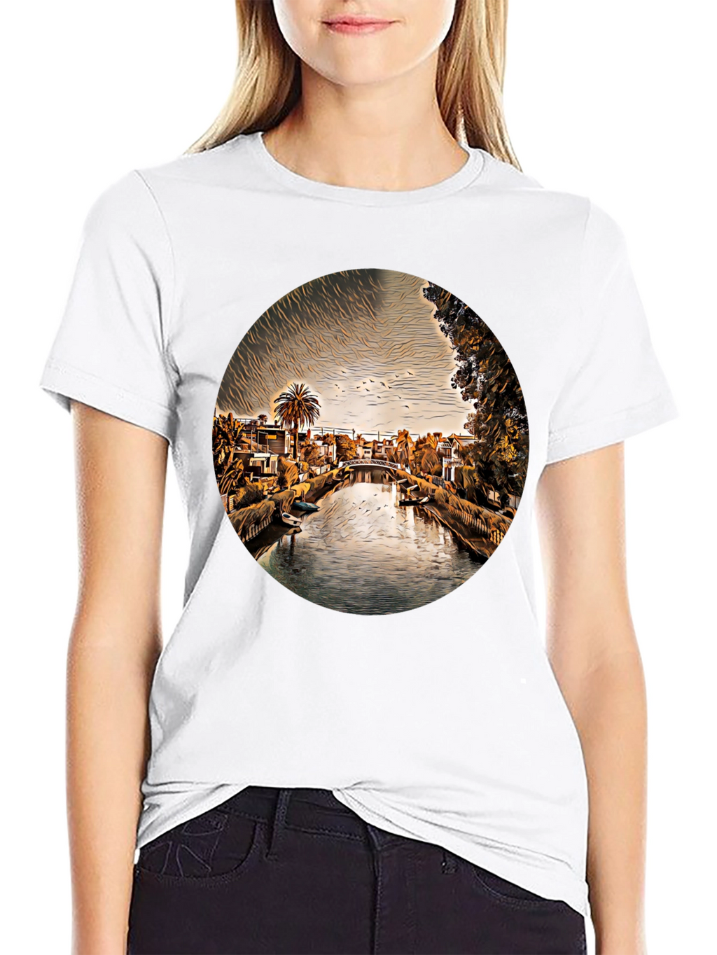 Venice Canal T-Shirt - Unique Graphic Tee