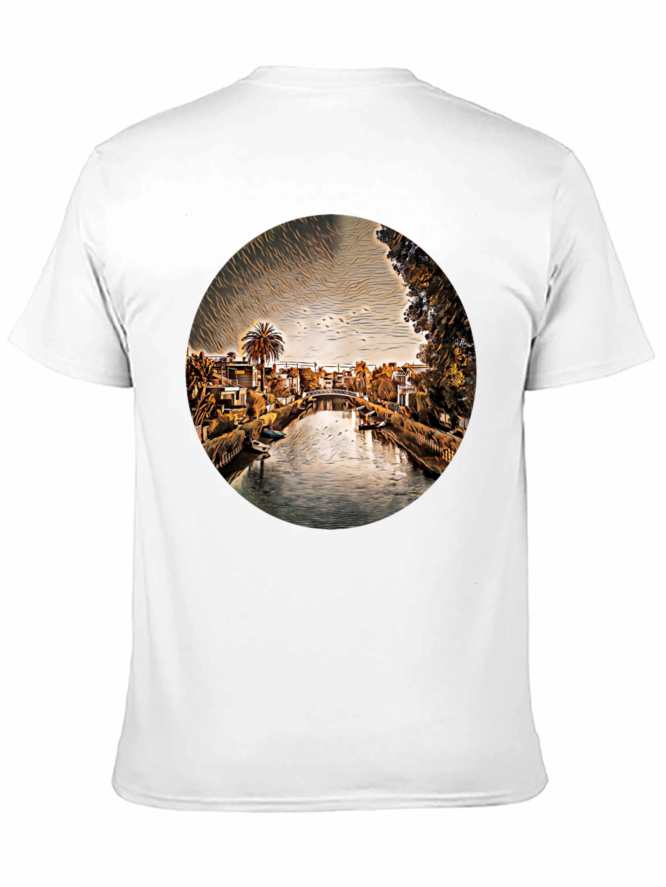 Venice Canal T-Shirt - Unique Graphic Tee