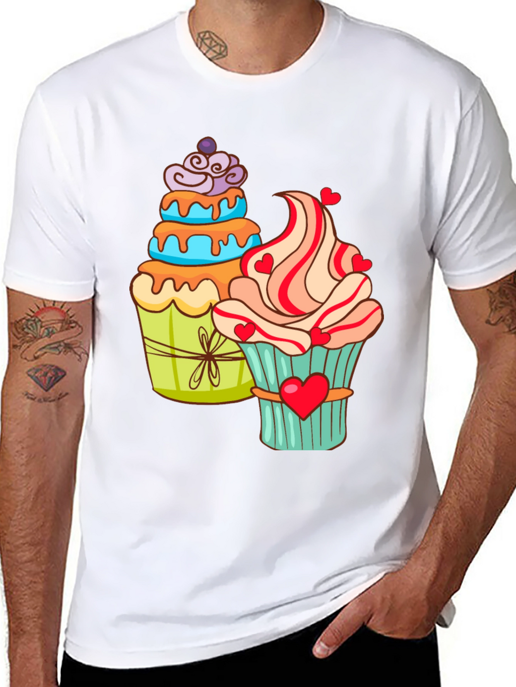Sweet Treat T-Shirt: Cupcake Design