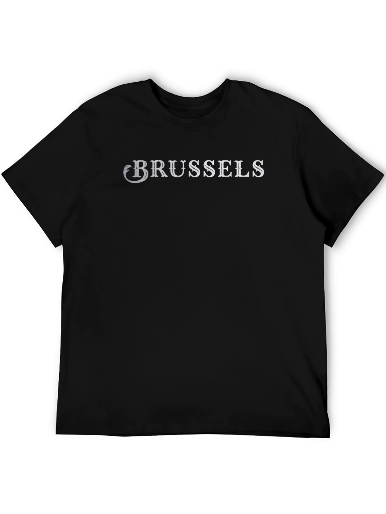 Brussels Tee - Black Casual T-Shirt