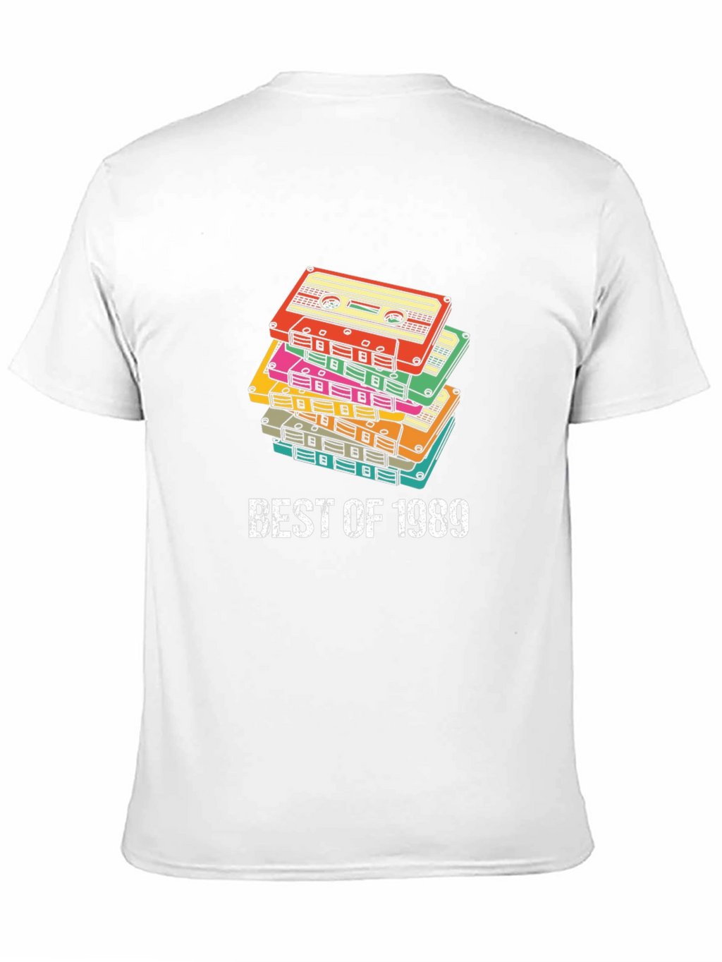 Best of 1989 Cassette Tape Stack Graphic Tee