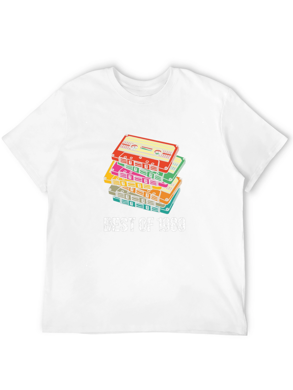 Best of 1989 Cassette Tape Stack Graphic Tee