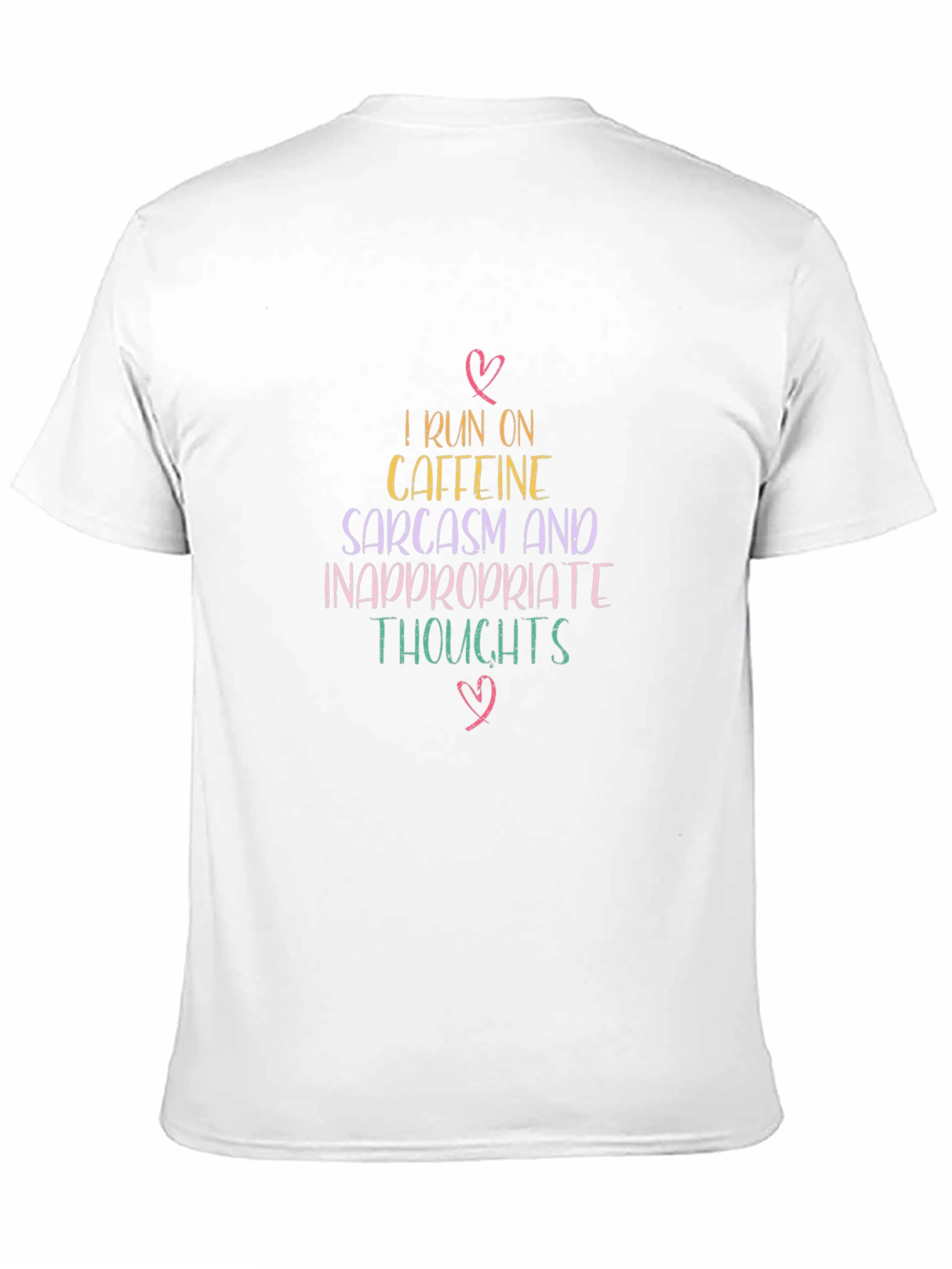 Caffeine Sarcasm T-Shirt - Inappropriate Thoughts Tee