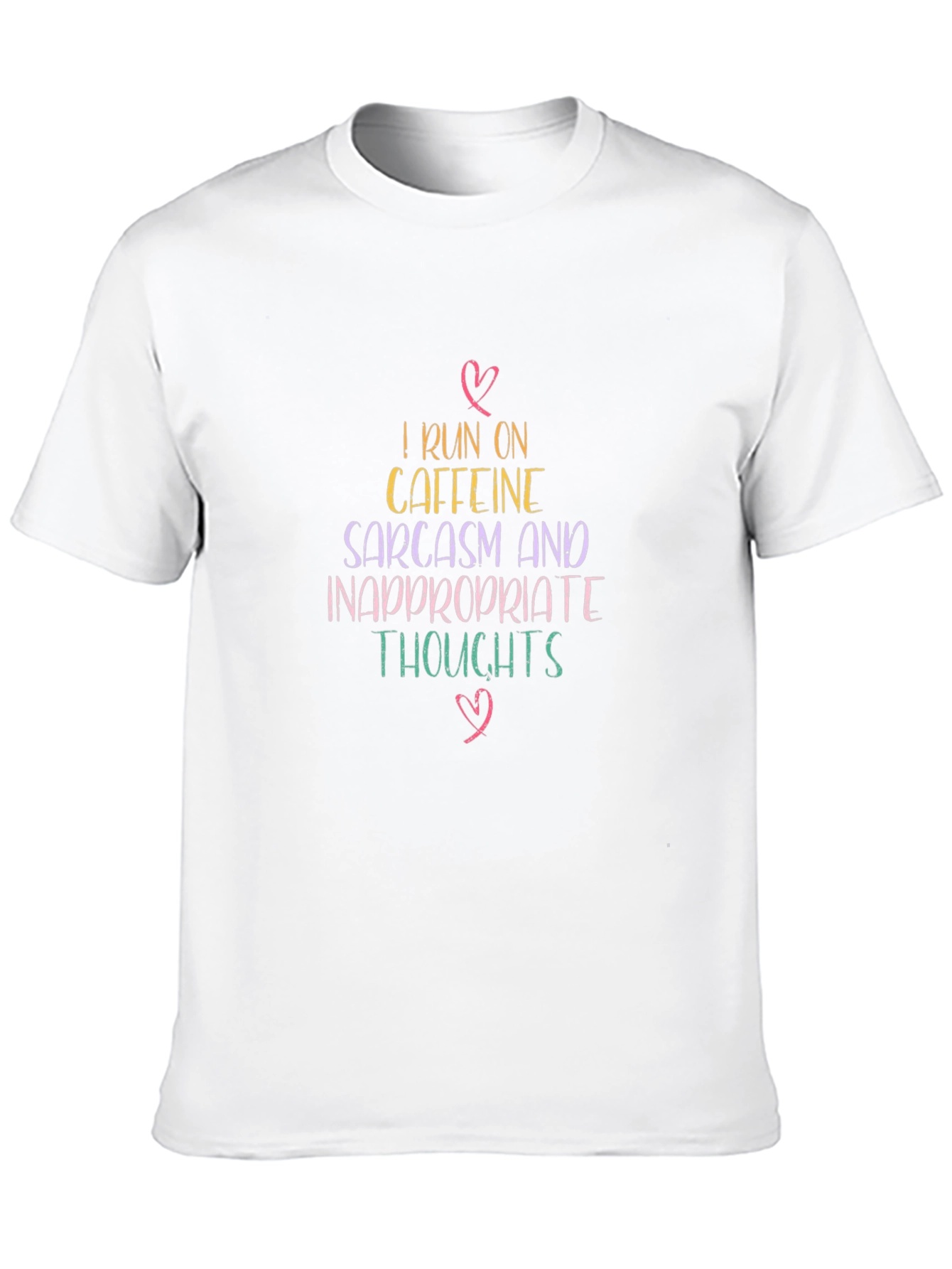 Caffeine Sarcasm T-Shirt - Inappropriate Thoughts Tee