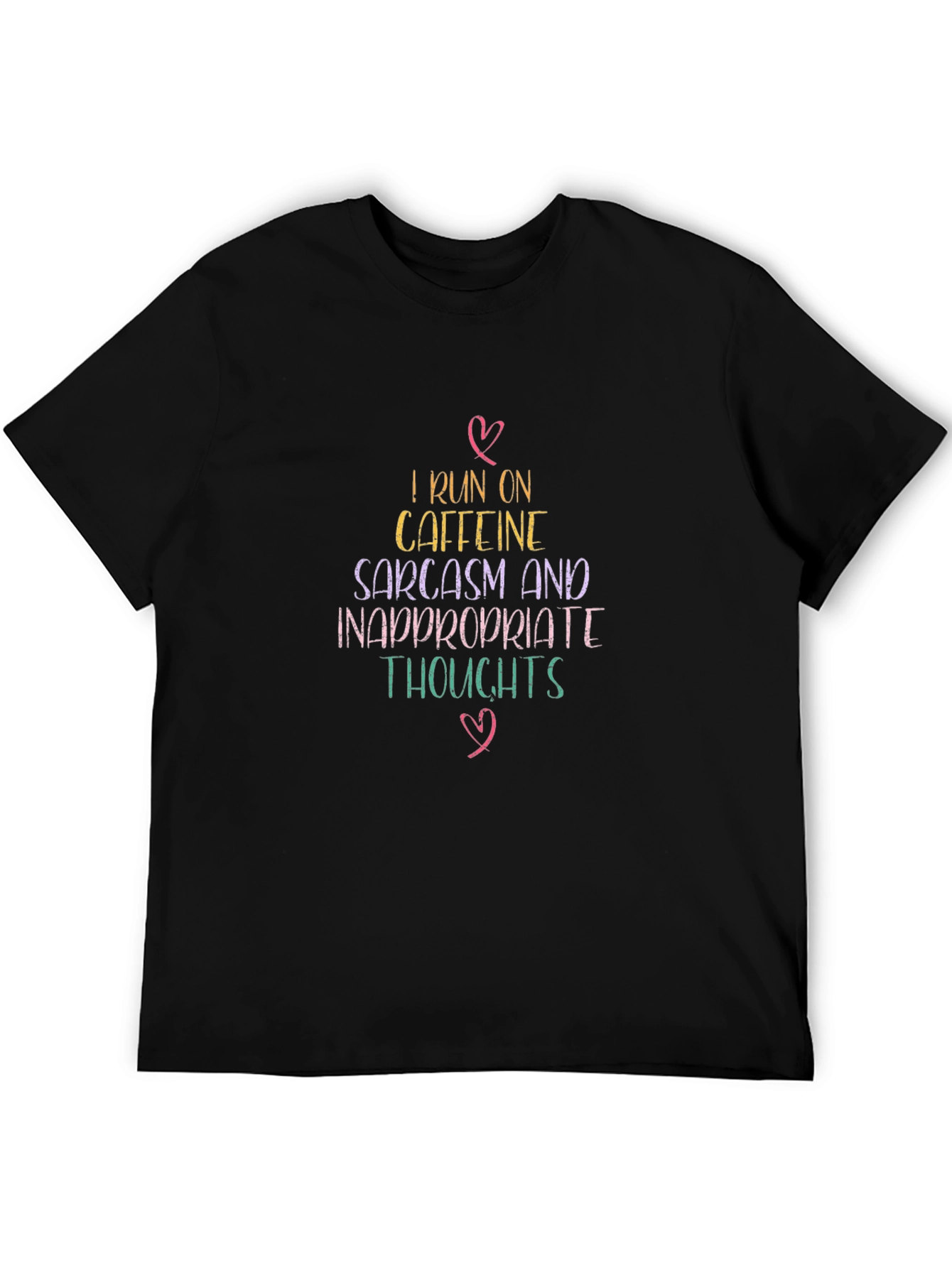 Caffeine Sarcasm T-Shirt - Inappropriate Thoughts Tee