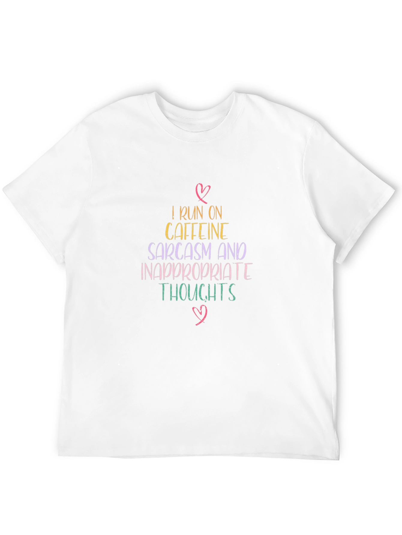 Caffeine Sarcasm T-Shirt - Inappropriate Thoughts Tee